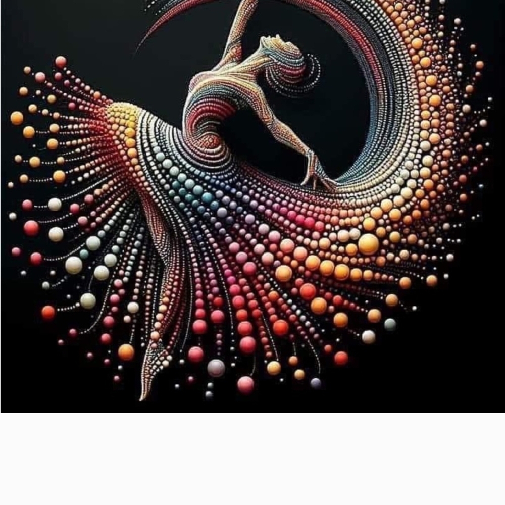 Colorful Abstract Dancer
